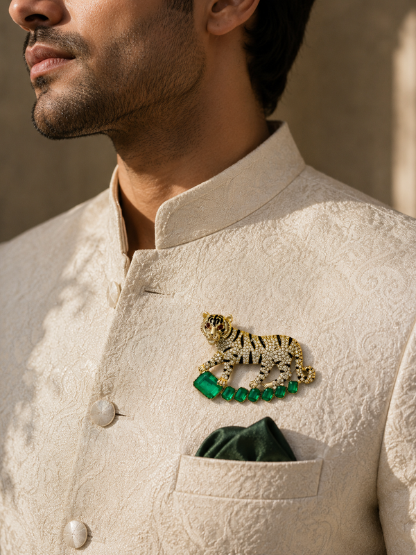 The Maharaja Tiger Brooch