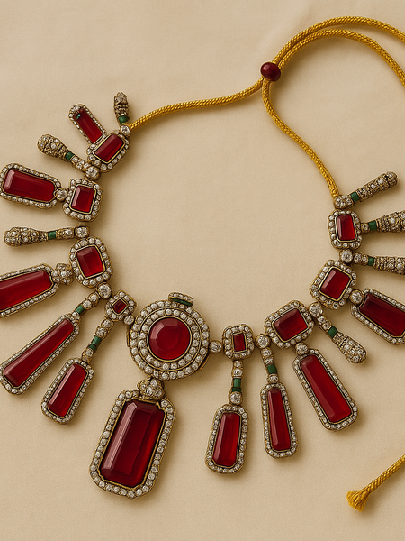 Imperial Ruby Heirloom Choker Set