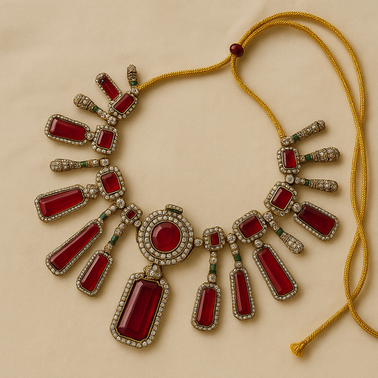 Imperial Ruby Heirloom Choker Set