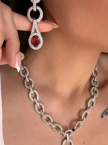 Crimson Link Diamond Set