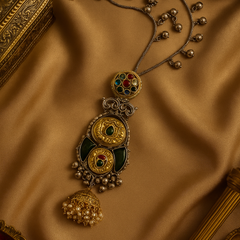 Heritage Jhumka with Ear Chain