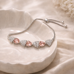 Blush Heart Bracelet