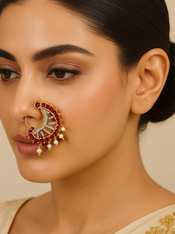 Ruby & Pearl Maharashtrian Nath