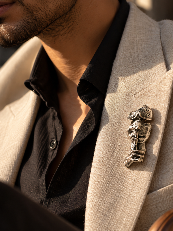 Khamosh Brooch