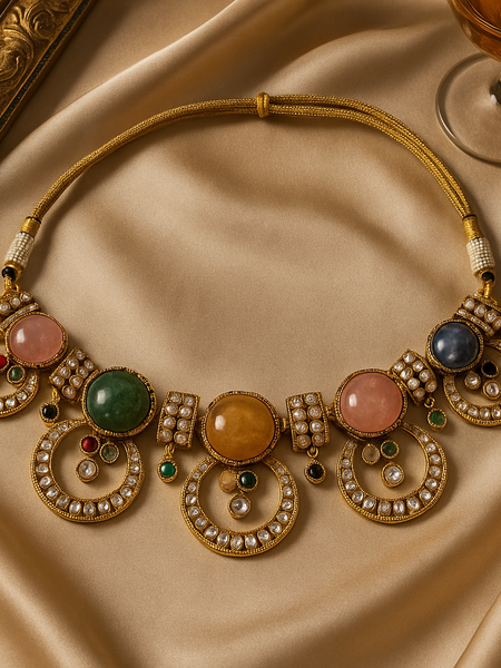 Navratna Choker Set