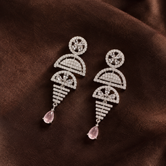 Blush Drop Earrings