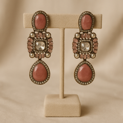 Blush Rose Vintage Charm Necklace Set
