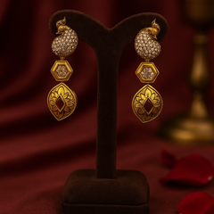 Aarunya Ruby Regal Necklace Set