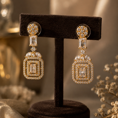 Aurelia Deco Drop Earrings