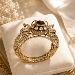Mayura Ruby Statement Bracelet