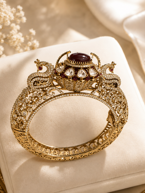 Mayura Ruby Statement Bracelet