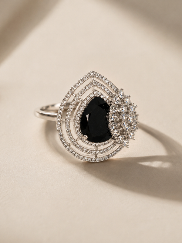 Nisha Onyx Statement Ring