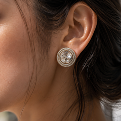 Halo Stud Earrings