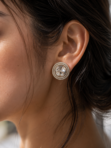 Halo Stud Earrings