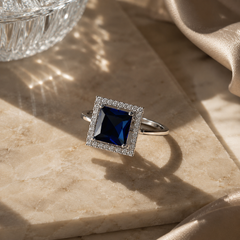 Neel Princess Halo Ring