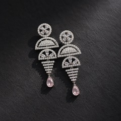 Blush Drop Earrings