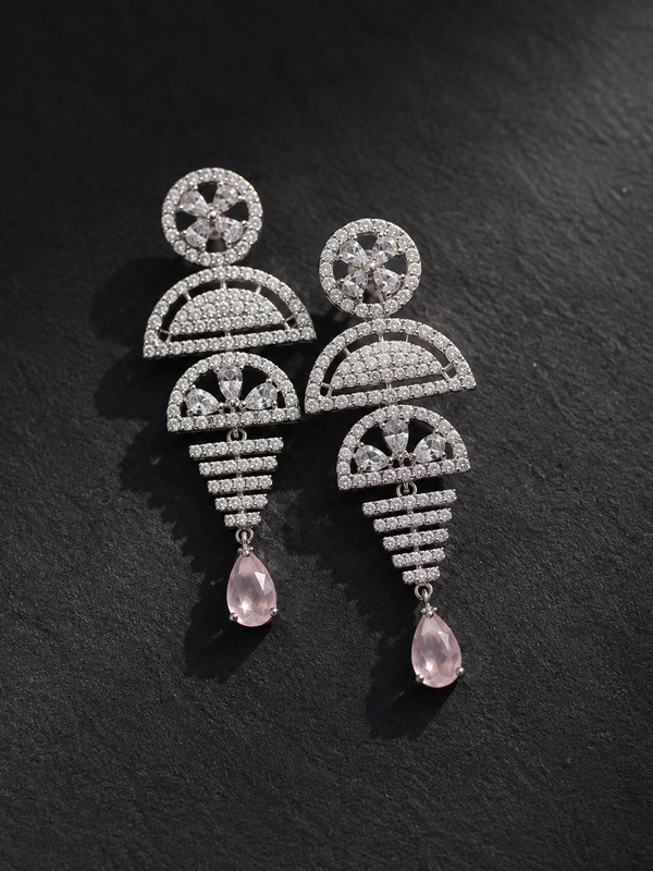 Blush Drop Earrings
