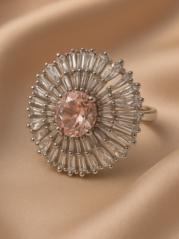 Blush Aurora Diamond Ring