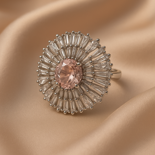 Blush Aurora Diamond Ring