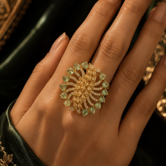 Aurelia Mint Statement Ring