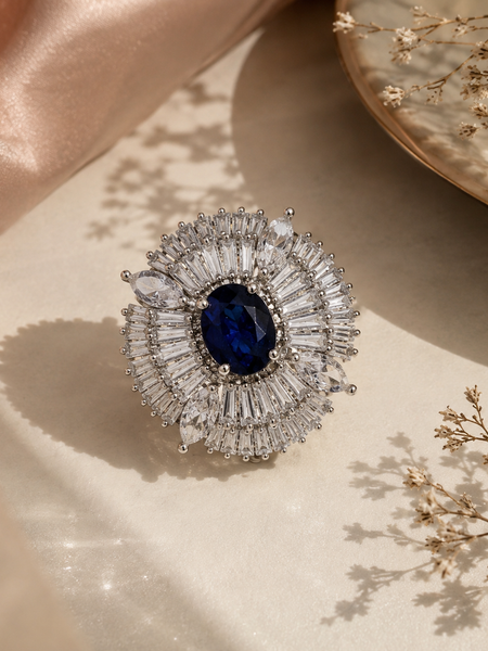 Midnight Aurelia Statement Ring