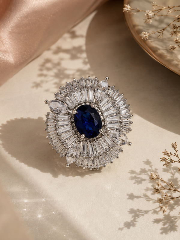 Midnight Aurelia Statement Ring