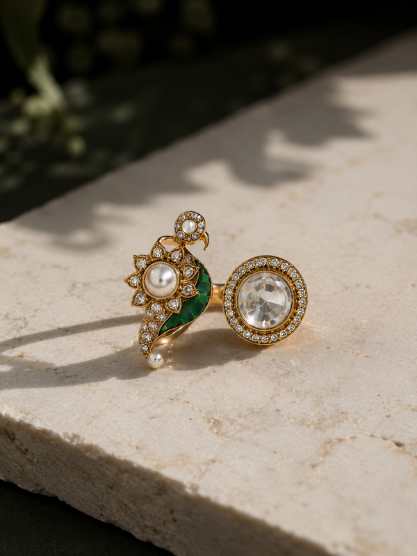 Morni Kundan Statement Ring