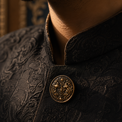 Vanraj Twin Tiger Button Cover