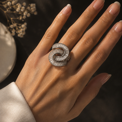 Spiral Statement Ring