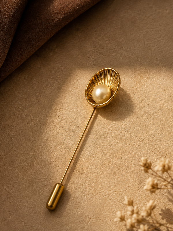 Solstice Pearl Lapel Pin