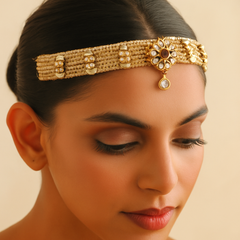 Pearl & Kundan Maatha Patti