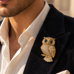 Nocturne Owl Brooch