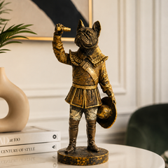 Sir Barkington – The Adventurer Dog Sculpture