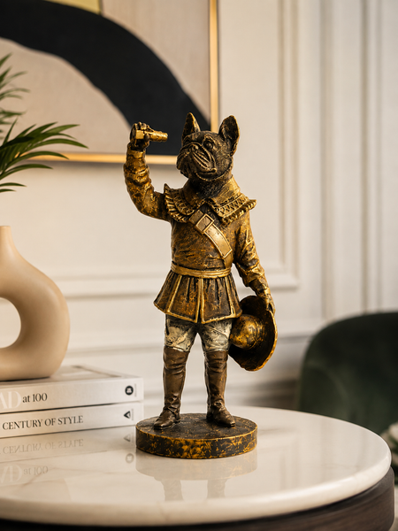 Sir Barkington – The Adventurer Dog Sculpture