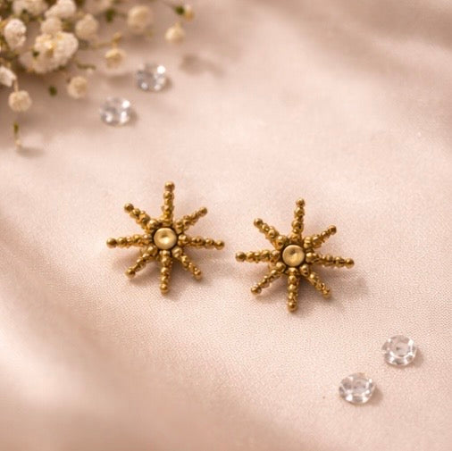 Aurelia Gold-Plated Mini Earring Trio Set