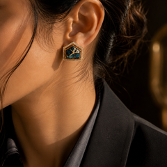 Teal Studs