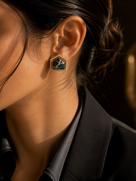 Teal Studs