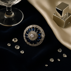Midnight Majesty Sapphire Ring