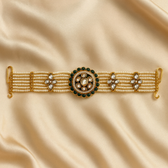Pearl & Kundan Maatha Patti