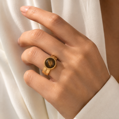Solara Tiger Eye Ring