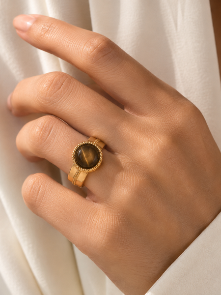 Solara Tiger Eye Ring