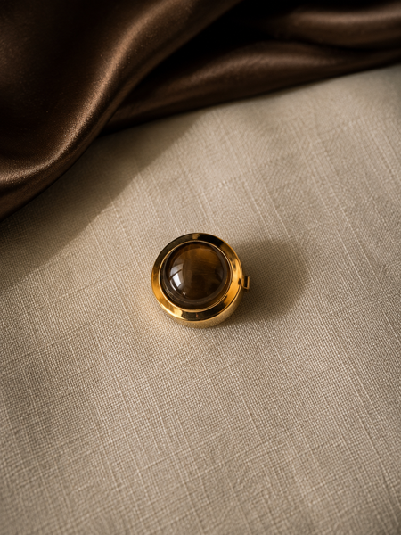 Regent Smoky Quartz Button Cover