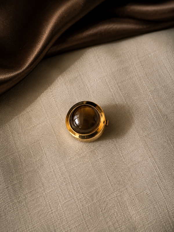 Regent Smoky Quartz Button Cover