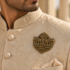 Rajvansh Royal Elephant Heritage Brooch – Classic Edition