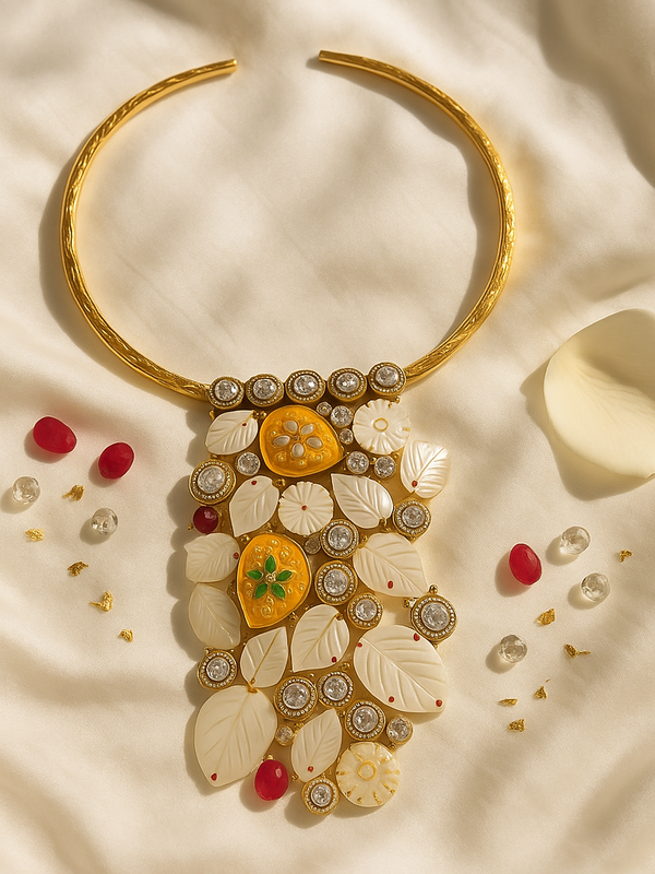 Enchanted Garden Mother of Pearl Necklace Set