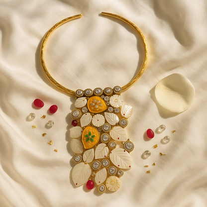 Enchanted Garden Mother of Pearl Necklace Set