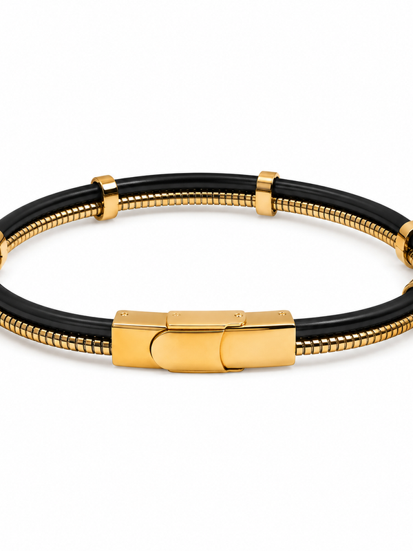 The Noir Helix Bracelet