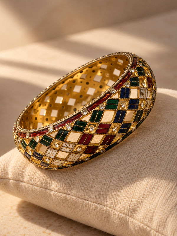 Navrang Mosaic Bangle Bracelet