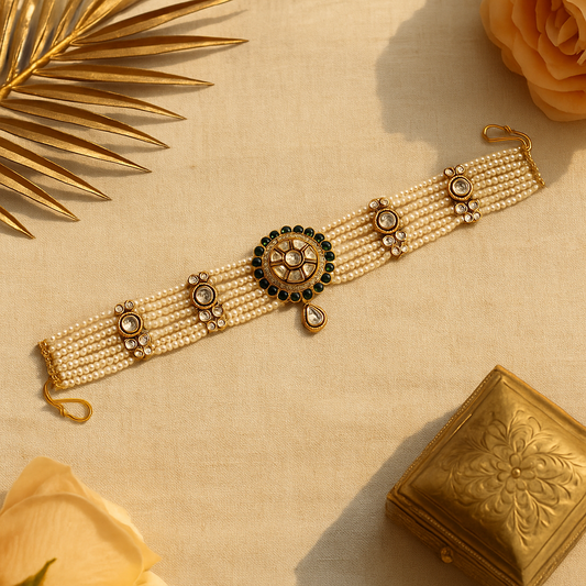 Pearl & Emerald Maatha Patti