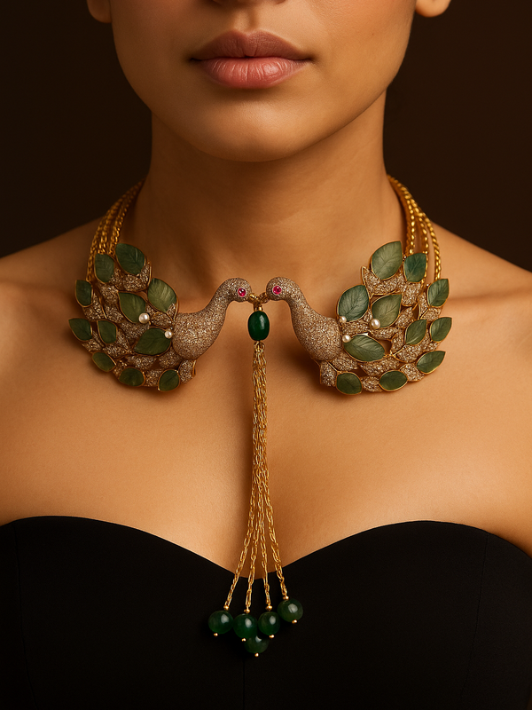 Enchanted Doves Necklace Set